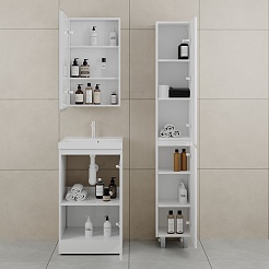 Style Line Мебель для ванной Батлер 50 белая Люкс антискрейтч Plus – фотография-9